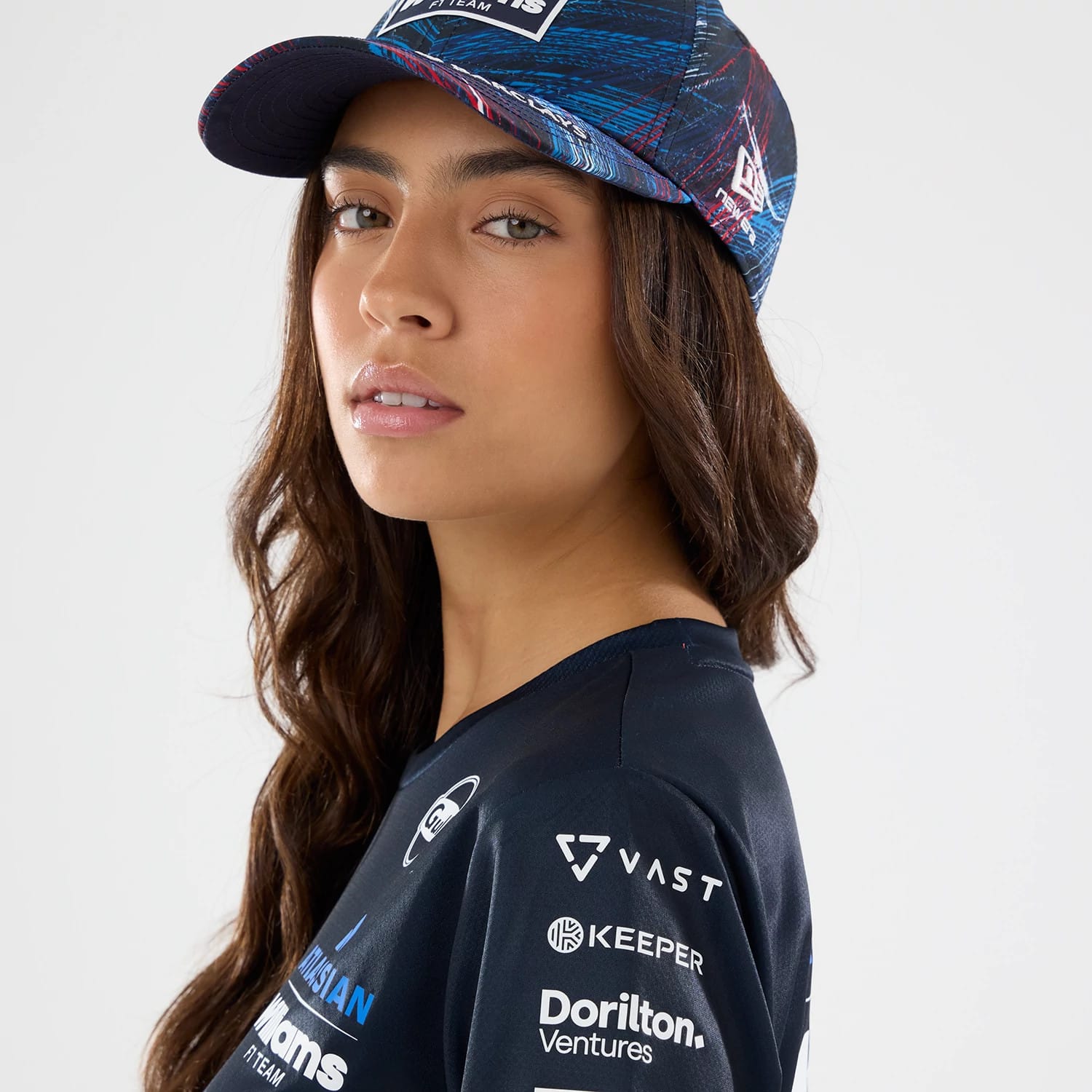 Womens Williams GB Race Special Tech Navy T-Shirt