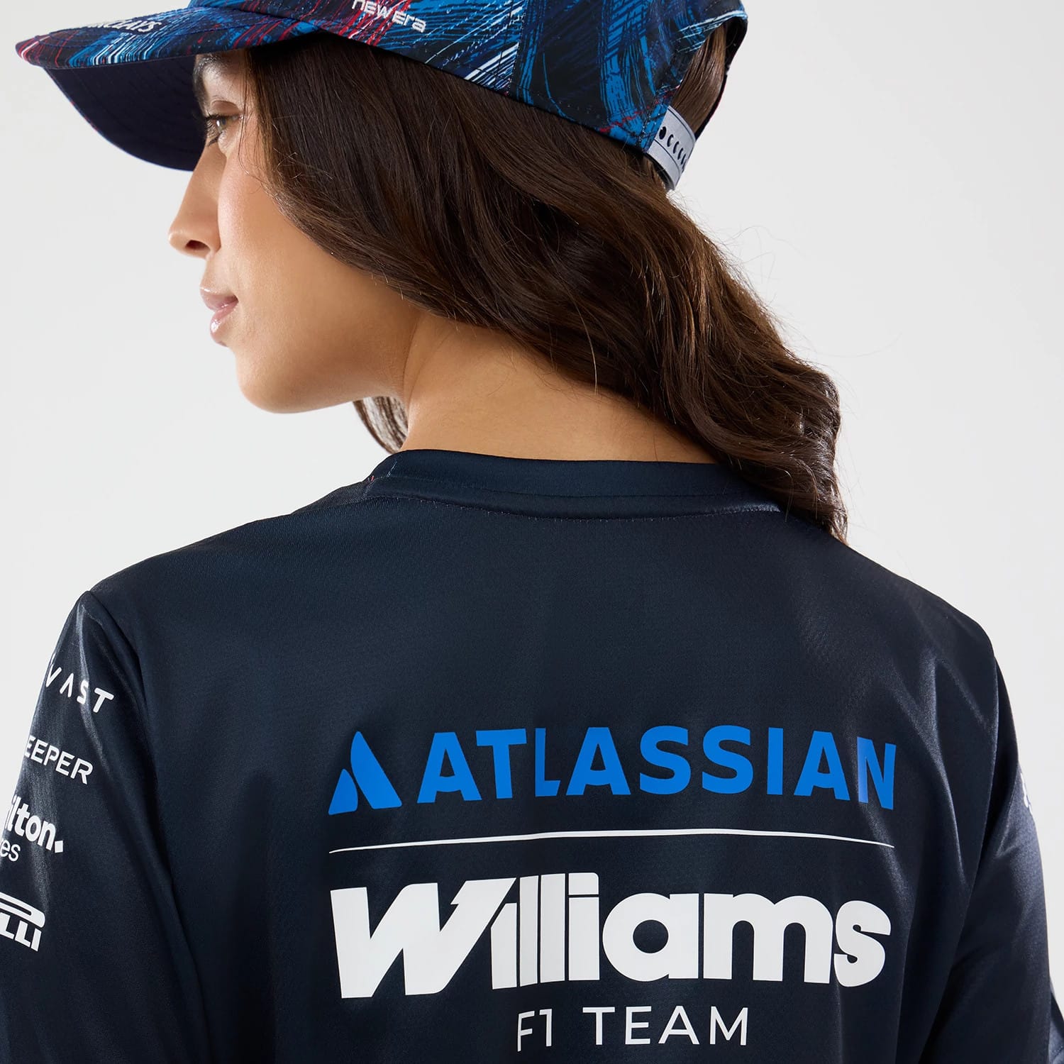 Womens Williams GB Race Special Tech Navy T-Shirt