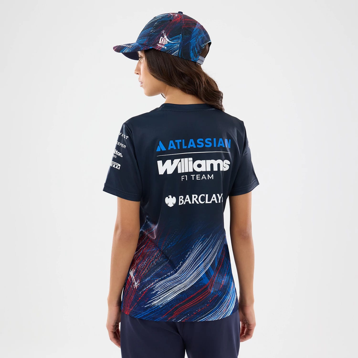 Womens Williams GB Race Special Tech Navy T-Shirt