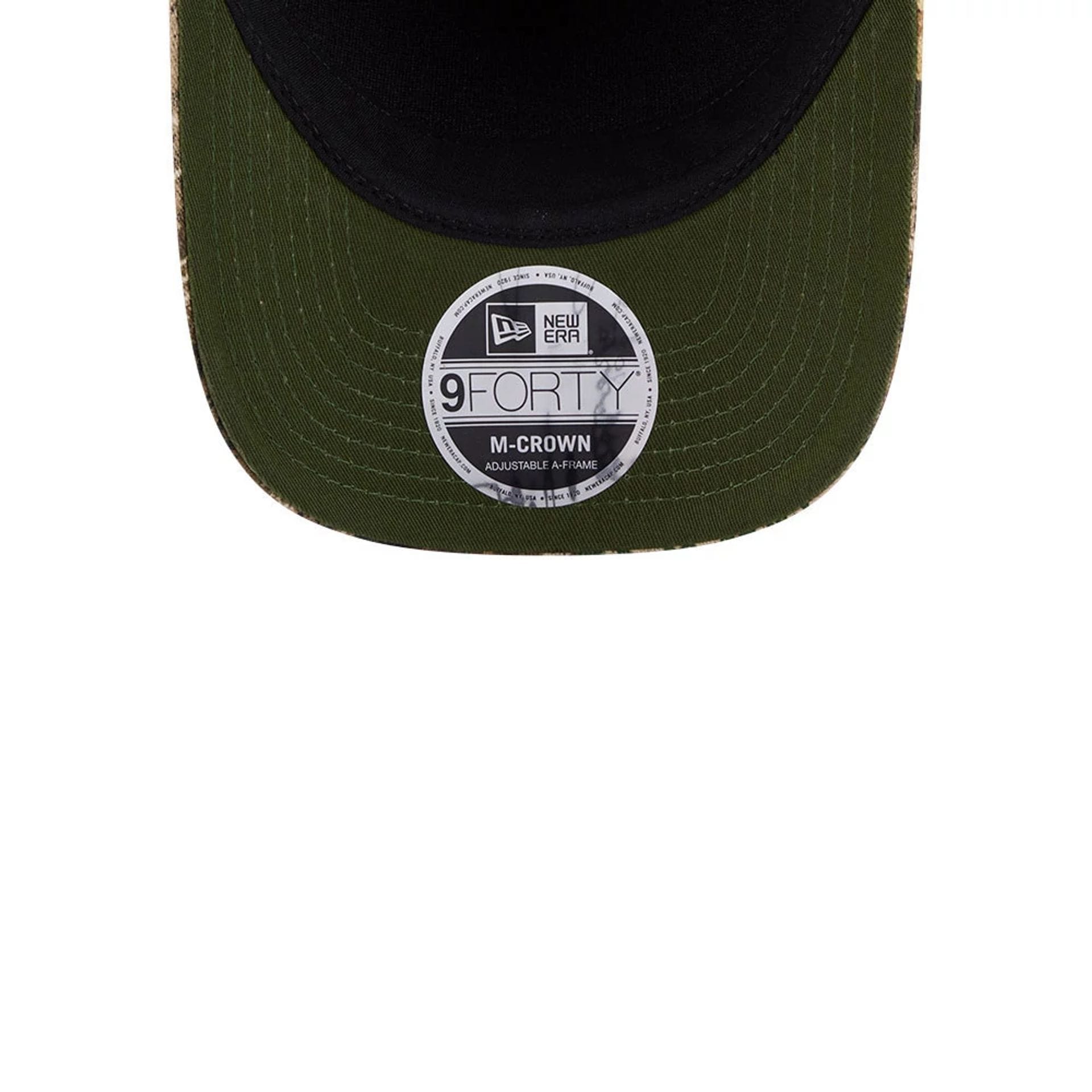 Mets MLB Cotton Twill Dark Beige 9FORTY M-Crown A-Frame Adjustable Cap