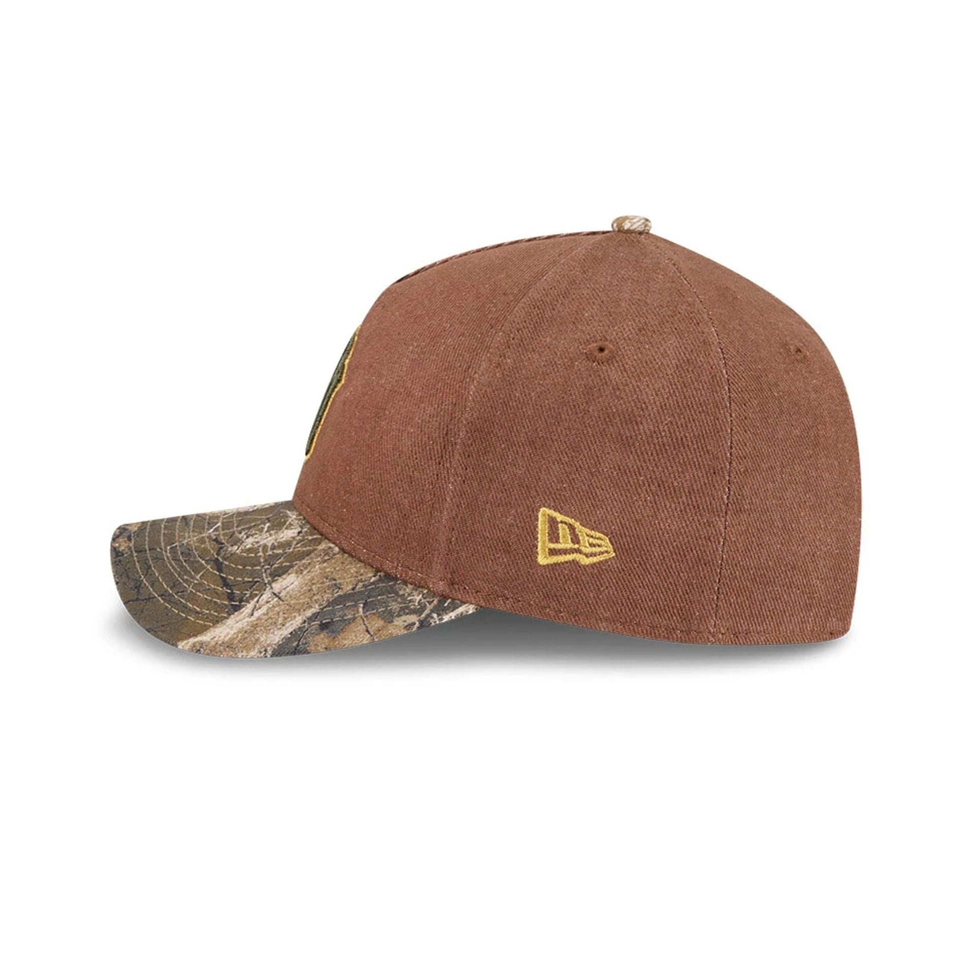 Yankees MLB Cotton Twill Dark Beige 9FORTY M-Crown A-Frame Adjustable Cap
