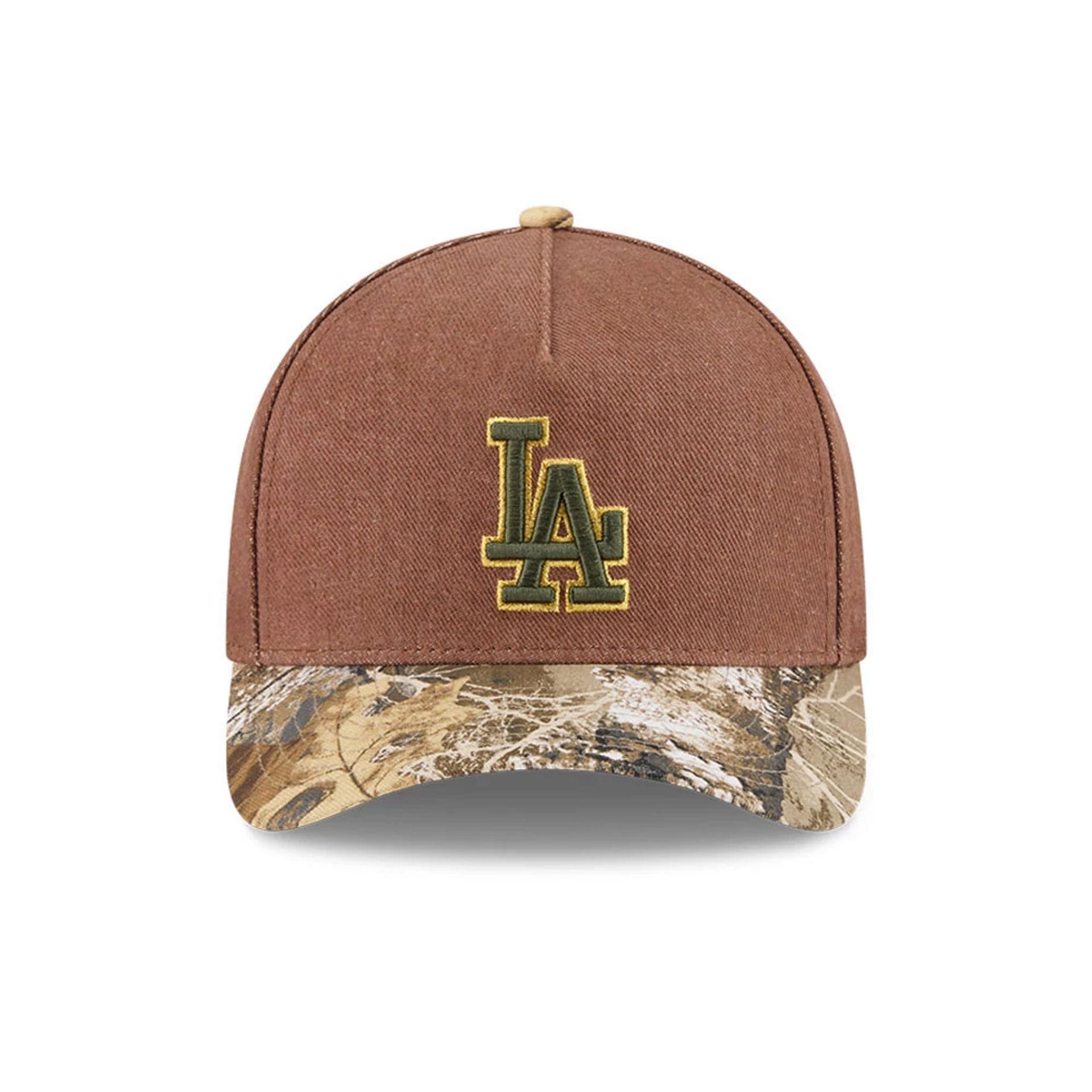 Dodgers MLB Cotton Twill Dark Beige 9FORTY M-Crown A-Frame Adjustable Cap