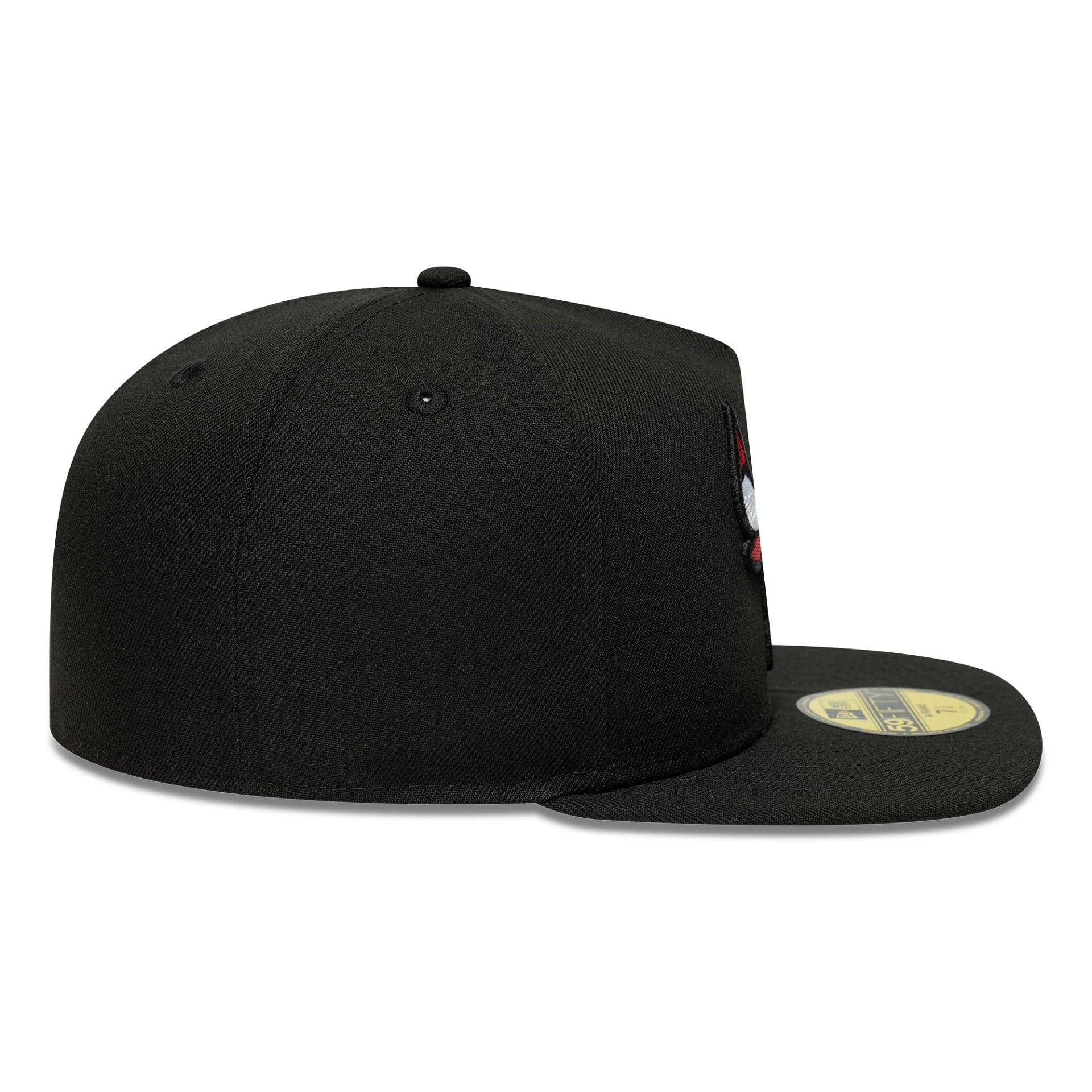 Chicago Bulls NBA Flat Black 59FIFTY A-Frame Fitted Cap
