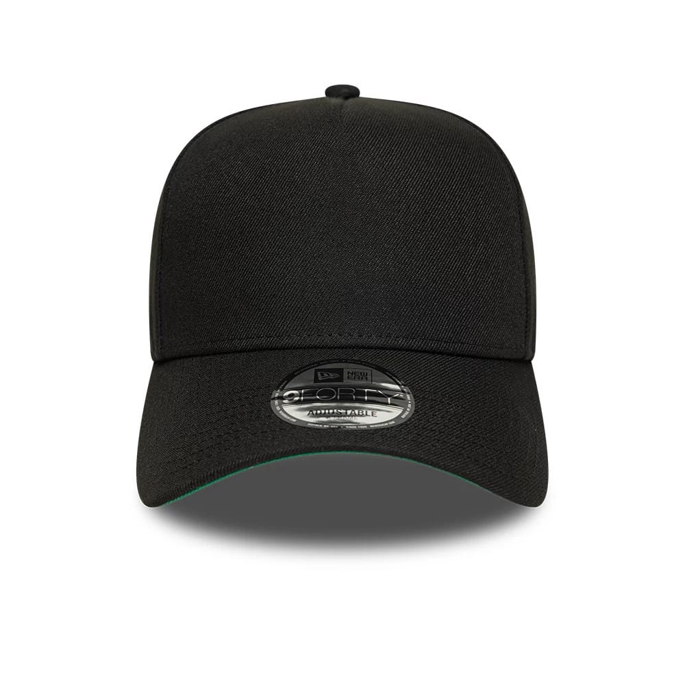 New Era Black 9FORTY A-Frame Adjustable Cap
