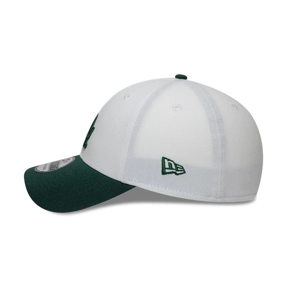LA Dodgers MLB White 39THIRTY Stretch Fit Cap