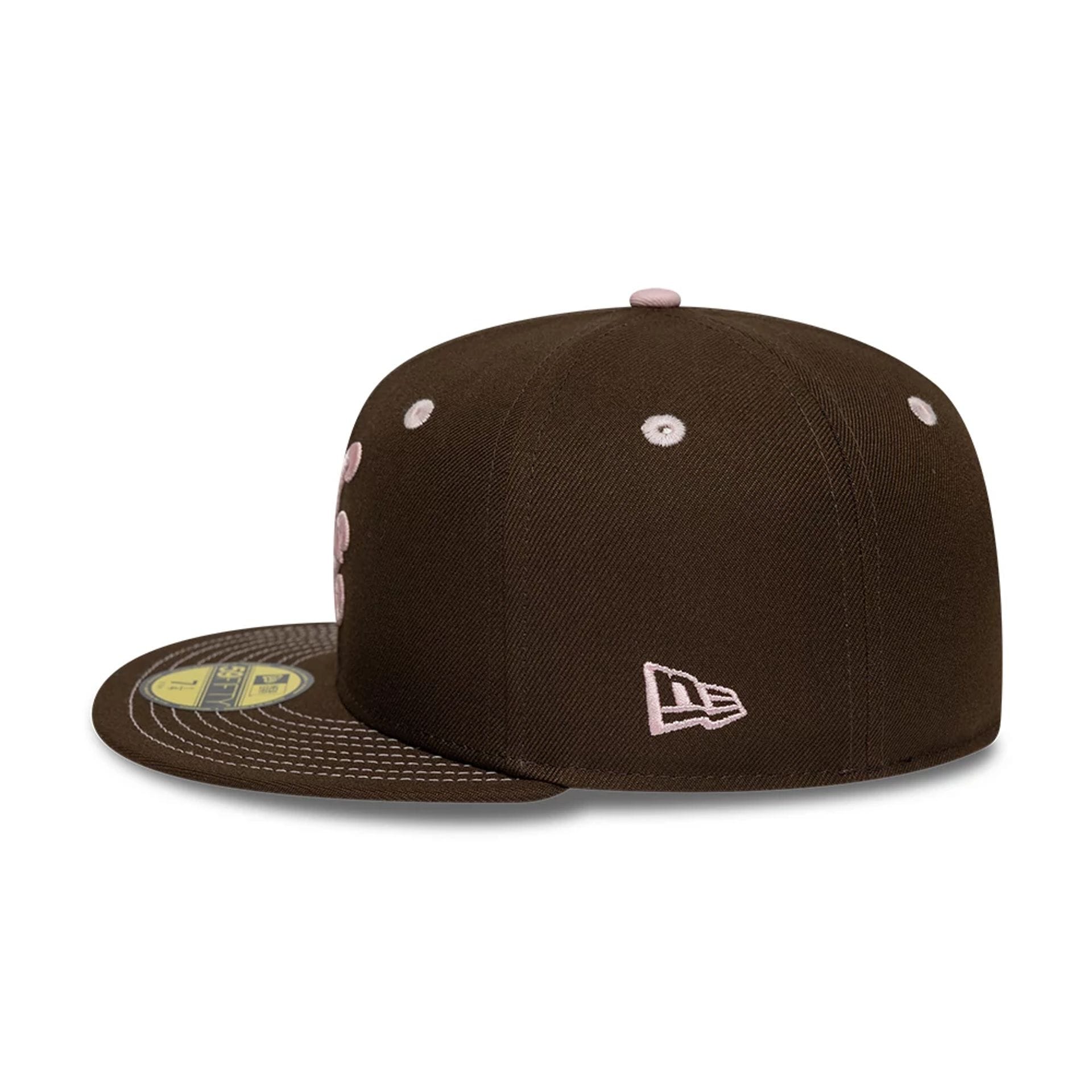 New Era With Love Dark Brown 59FIFTY Fitted Cap